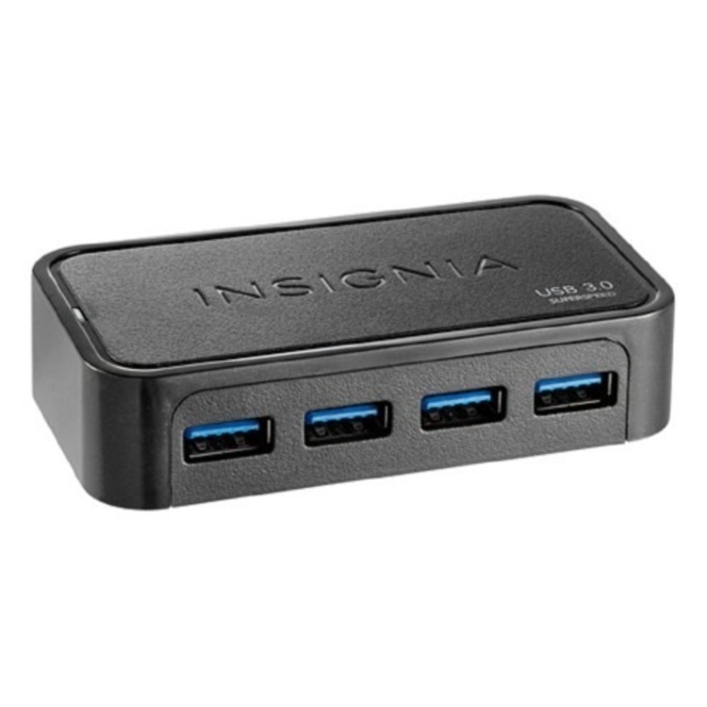 Insignia USB 3.0 Superspeed 4 Port Hub Powered USB-A (NS-PCH5431) TESTED
